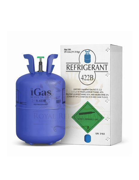 High-Purity 25 lb American R-422B Refrigerant Sealed Cylinder