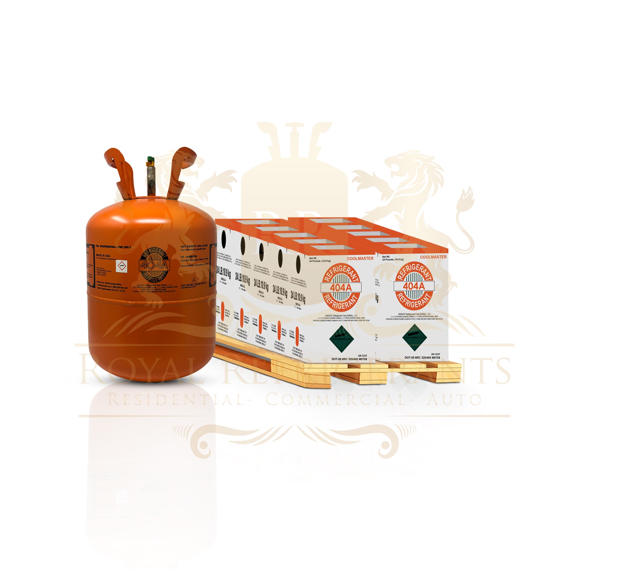 R404A Refrigerant with Fast & Free Shipping | Buy Now - Royal Refrigerants