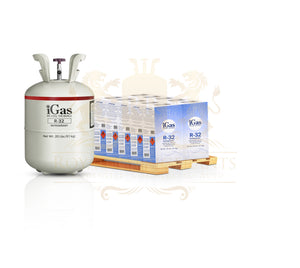 R-32 Refrigerant 20 LB AMERICAN BRANDED New Factory Sealed Cylinder- USA Brand, High-Purity HVAC Refrigerant