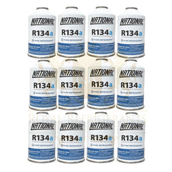 R-134a 12oz Can National (12) Cans for AC Recharging