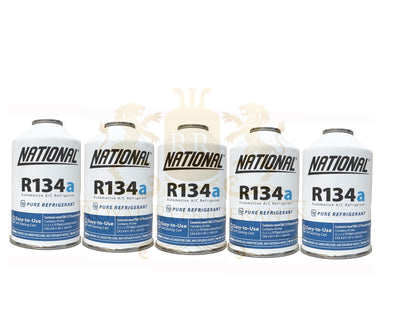 R-134a 12oz Can National (5) Cans for AC Recharging