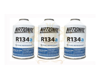 R-134a 12oz Cans (3) National Cans for AC Recharging