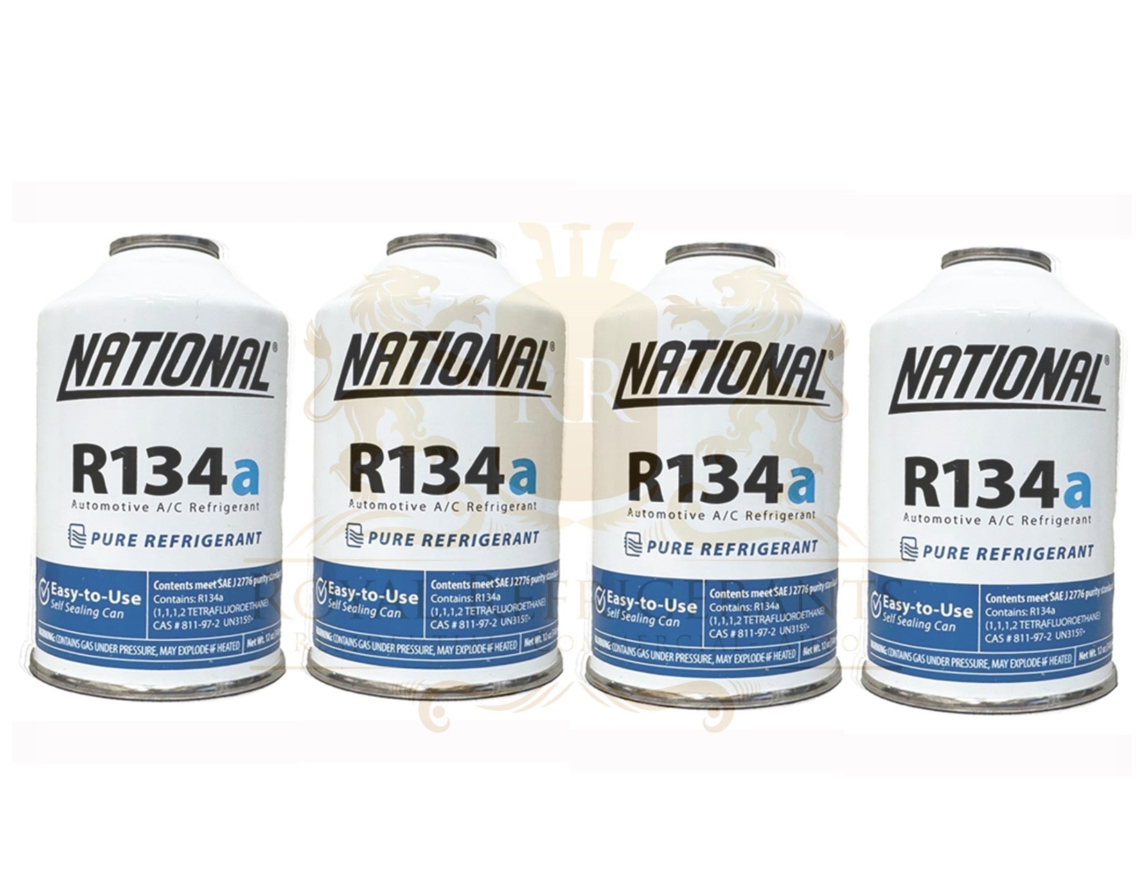 R-134a 12oz Can National (4) Cans for AC Recharging