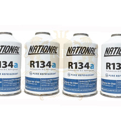 R-134a 12oz Can National (4) Cans for AC Recharging