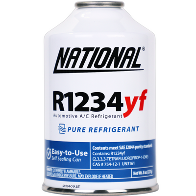 R-1234YF Can 8oz Refrigerant National MADE IN USA (1 Freon Can)