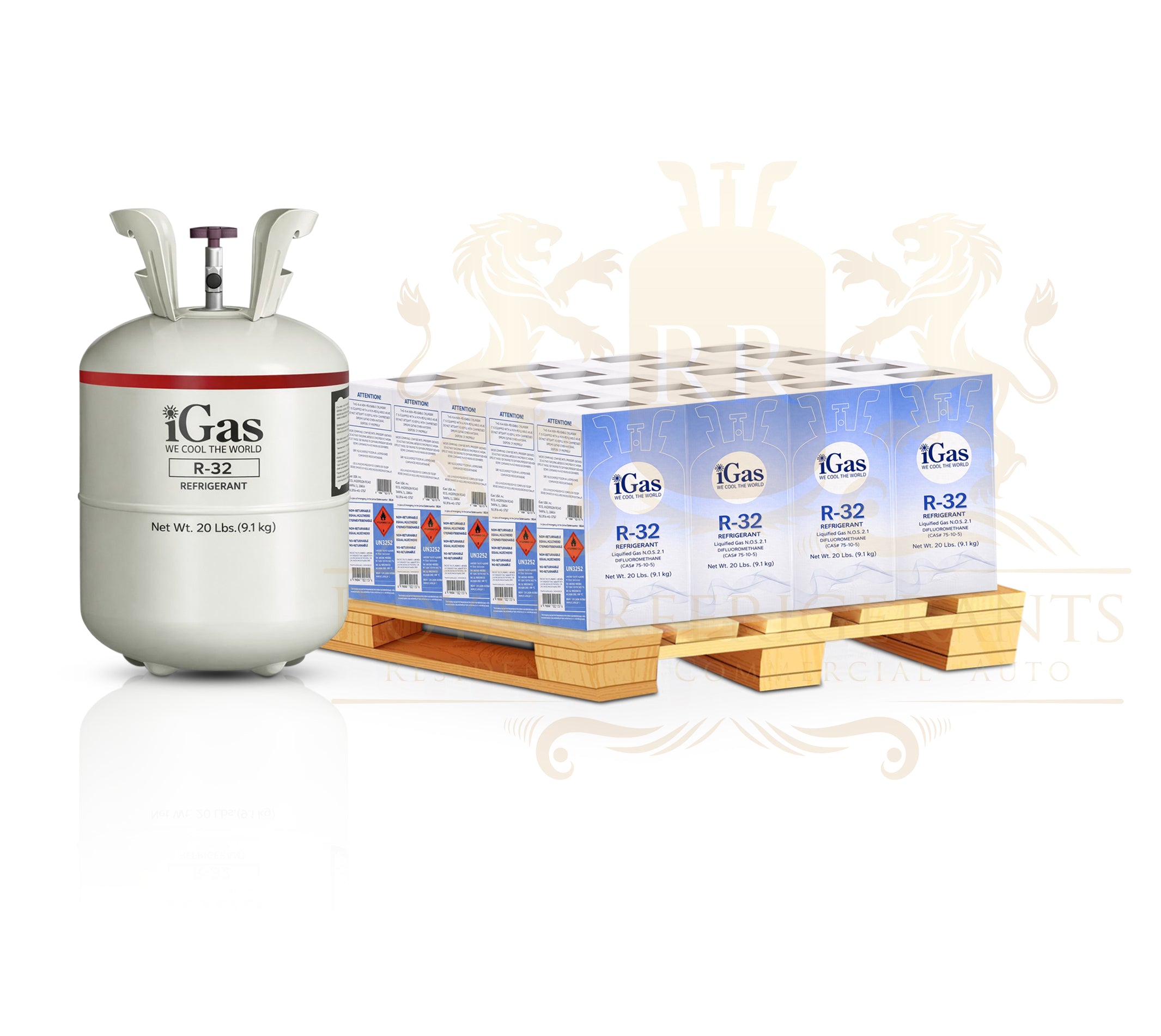 R32 Refrigerant with Fast & Free Shipping | Order Now - Royal Refrigerants