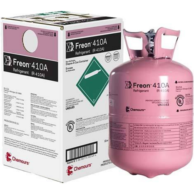 R-410A FREON 25 lb HVAC Refrigeration CHEMOURS/DUPONT SAME BUSINESS DA ...
