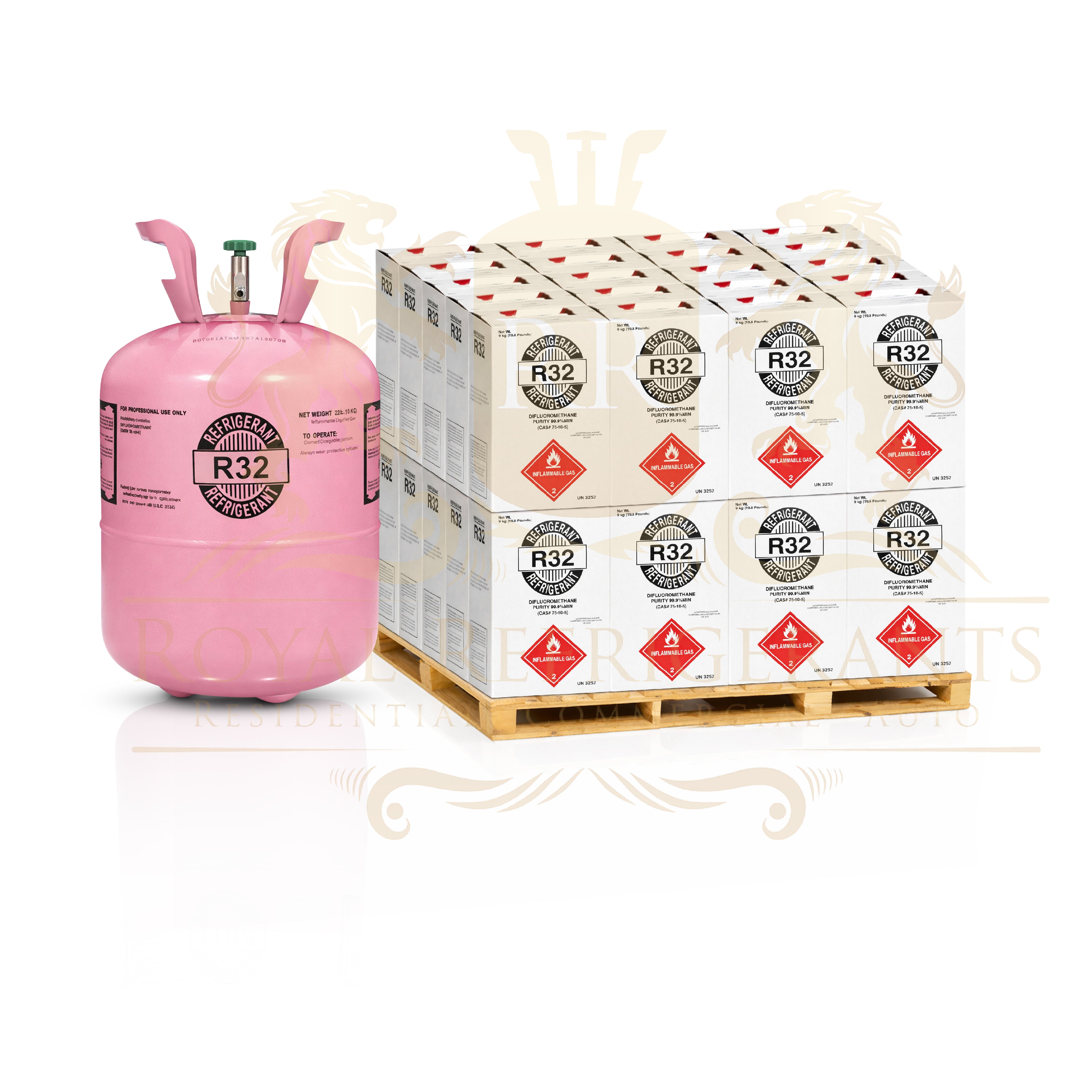 R32 Refrigerant with Fast & Free Shipping | Order Now - Royal Refrigerants