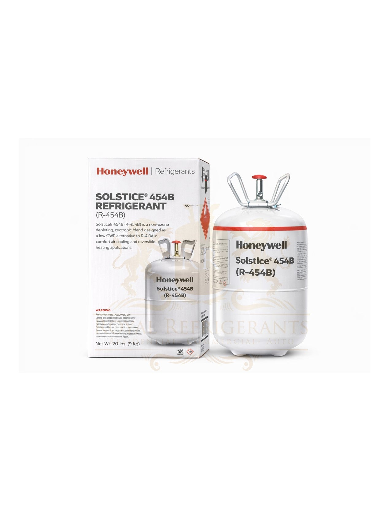 Honeywell Solstice R-454B Refrigerant – 20 lb Cylinder