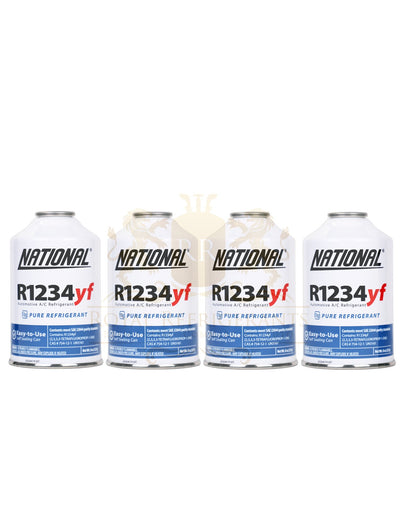 R-1234YF Can 8oz Refrigerant National MADE IN USA (4 Freon Cans)