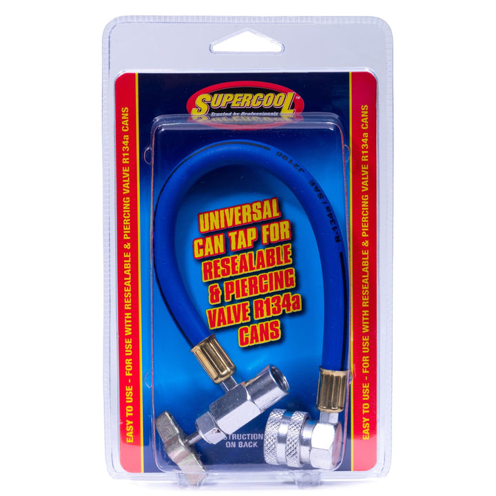 R134a Universal Charging Hose for Resealable and Piercing Valve Cans