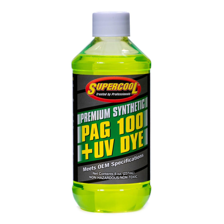 PAG Oil 100 Viscosity with U/V Dye 8oz